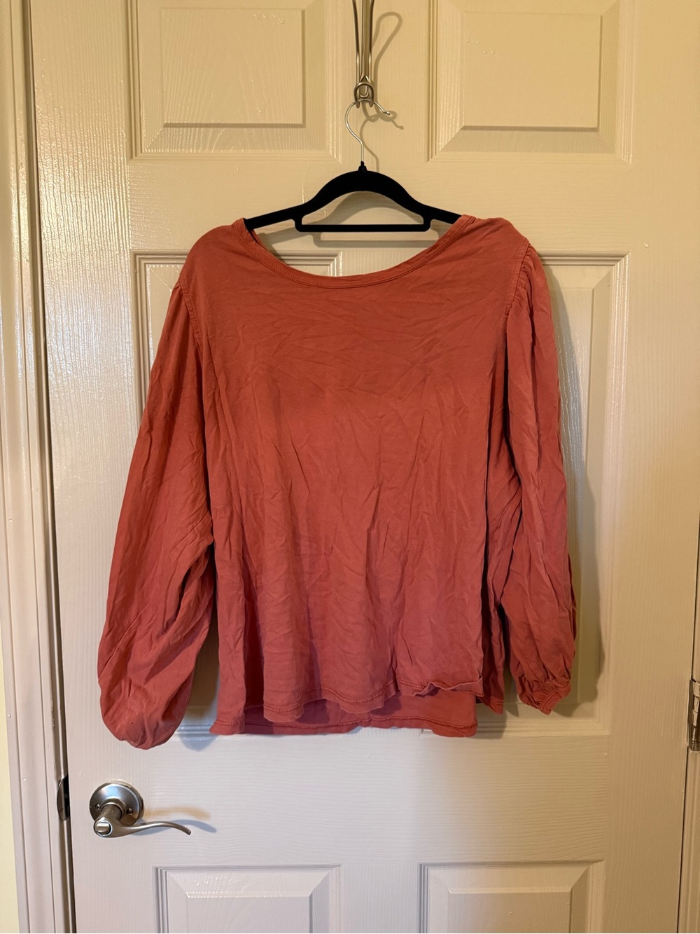 Universal Thread Mauve-Pink Long Sleeve Balloon Top